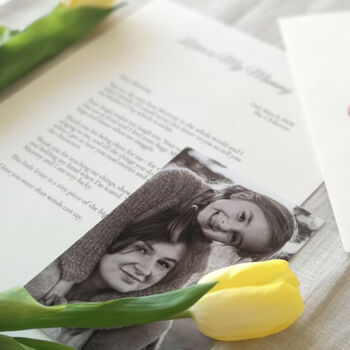 A Letter To My Mummy Personalised Keepsake From A Child, 3 of 6