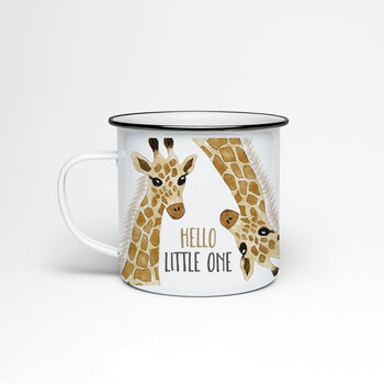 Hello Little One Giraff Personalised Mug, 2 of 5