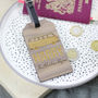 Personalised Wooden Campervan Luggage Tag Travel Gift, thumbnail 1 of 2