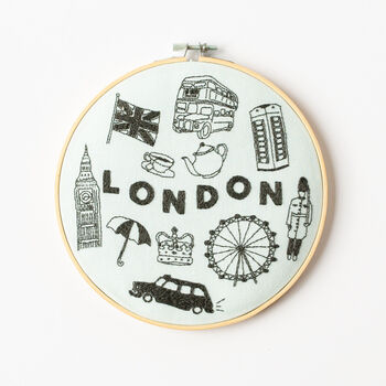 Embroidery Hoop Kit London X Maptote, 2 of 5