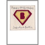 Personalised Superhero 1st Or Any Birthday Card For Boy, thumbnail 7 of 12
