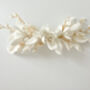Snowdrop Bridal Haircomb, thumbnail 1 of 4