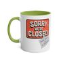 Sorry We're Closed Coffee Mug, thumbnail 4 of 7