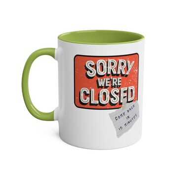 Sorry We're Closed Coffee Mug, 4 of 7