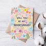Will You Be My Bridesmaid Card, Bridesmaid Proposal, thumbnail 1 of 3