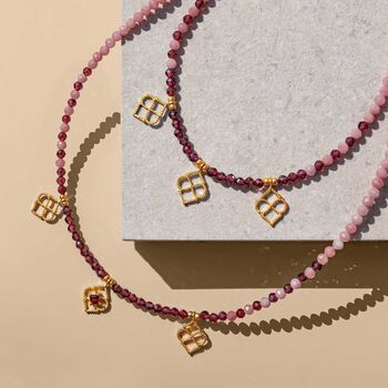 Marrakesh Sunrise Garnet Necklace, 5 of 10