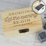 Personalised Let The Evening Be Gin Cooling Stones Set, thumbnail 4 of 5