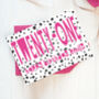 Spotty Personalised 21st Birthday Card Six Colours, thumbnail 6 of 6