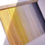 Scandi Yellow Fiber Art Wall Hanging, thumbnail 2 of 4