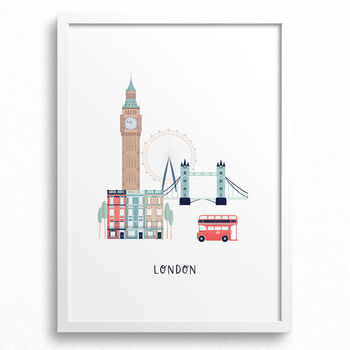 Personalised London City Print, 2 of 6