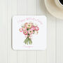 Personalised 50th Birthday Flowers Card, thumbnail 2 of 2