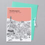Personalised Southampton Graduation Gift Print, thumbnail 9 of 9