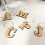 Letter Five Wine Glass Charms, thumbnail 6 of 11