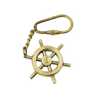 Nautical Steering Wheel Keychain, 5 of 5