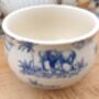 Open Sugar Bowl In Blue Safari Design, thumbnail 6 of 7