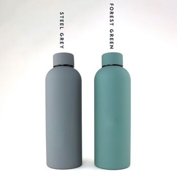 Personalised Heart Name Insulated Chubby Drinks Bottle, 4 of 6