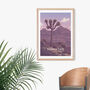 Joshua Tree National Park USA Travel Poster Art Print, thumbnail 4 of 8