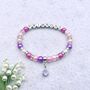 Personalised Birthstone Bracelet Gift Keepsake, thumbnail 1 of 12