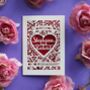 On Your Engagement Personalised Paper Cut Card, thumbnail 4 of 12
