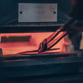 Personalised 8th Anniversary Gift Round Bronze Dish With Hand Stamped Personalisation, 6 of 7