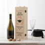 Personalised Graduation Hinged Wooden Bottle Gift Box, thumbnail 1 of 2