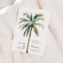 Palm Tree Wedding Invitations, thumbnail 1 of 4