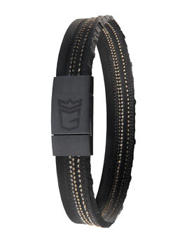 Tabac Upcycled F1 Tyre Men's Bracelet, 4 of 7