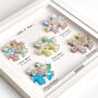 Five Personalised Jigsaw Maps Framed Print, thumbnail 4 of 10