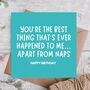 Best Thing After Naps Funny Birthday Card, thumbnail 1 of 3