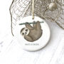 Baby Sloth Bauble, thumbnail 3 of 5