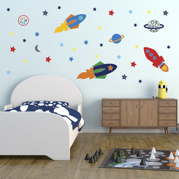 Space Rockets Wall Stickers, 4 of 4