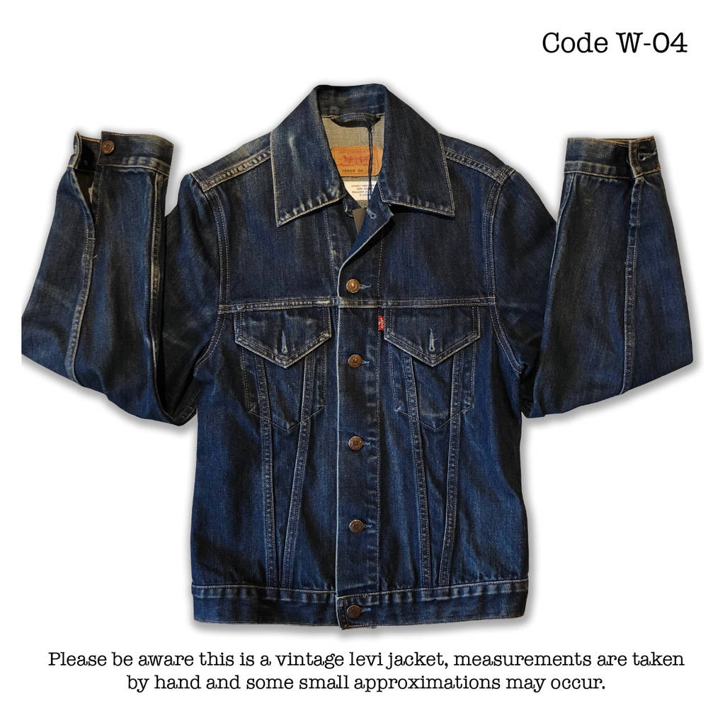 Remake & Vintage Menswear w/ Gold Choker, Patch Denim Jacket, Hand
