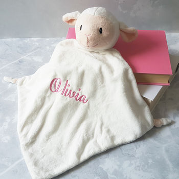 Personalised Animal Baby Comforter, 4 of 5