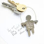 Your Own Handwriting Engraved On Key Ring, thumbnail 2 of 5