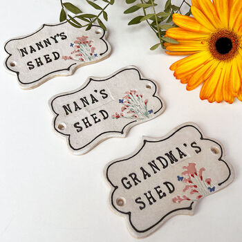 Granny's Ceramic Shed Sign, 3 of 9