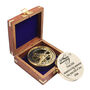 Personalised Signature Sundial Compass With Wooden Box, thumbnail 9 of 12