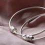 Personalised Silver Memo Bangle, thumbnail 5 of 8