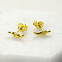 Sterling Silver And Gold Chilli Stud Earring Pack, thumbnail 2 of 4