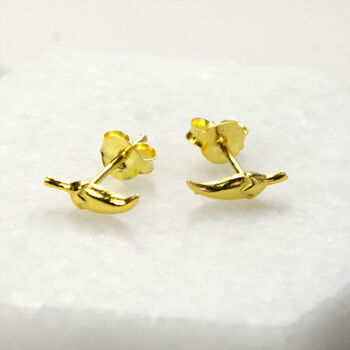 Sterling Silver And Gold Chilli Stud Earring Pack, 2 of 4