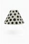 Hand Painted Linen Sustainable Lampshade Polka Dot, thumbnail 2 of 12
