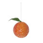 Christmas Spun Cotton Peach Fruit Decoration, 8cm, thumbnail 2 of 2