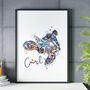 Personalised Motocross Poster Print, thumbnail 1 of 4