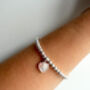 St Christopher Heart Bracelet Sterling Silver, thumbnail 5 of 6