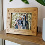 Personalised Family Autumn Photo Frame Gift, thumbnail 1 of 4
