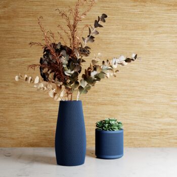 Large Natural Wood 'Tidal' Vase For Dried Flowers, 8 of 12