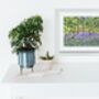 Bluebells, Enys Gardens, Cornwall, Collage Art Print, thumbnail 3 of 6