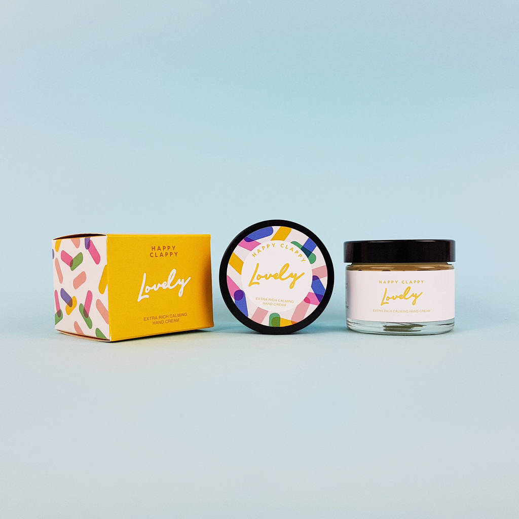 'happy Clappy' Extra Rich Hand Cream By Lovely Skincare