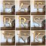 Gold Letters Personalised Decorations For Any Home, thumbnail 10 of 11