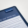 Disabled Blue Badge Parking Permit Wallet Made From Recycled Bottles In Navy, thumbnail 9 of 12