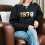 Personalised 'Year' Unisex Sweatshirt, thumbnail 6 of 12